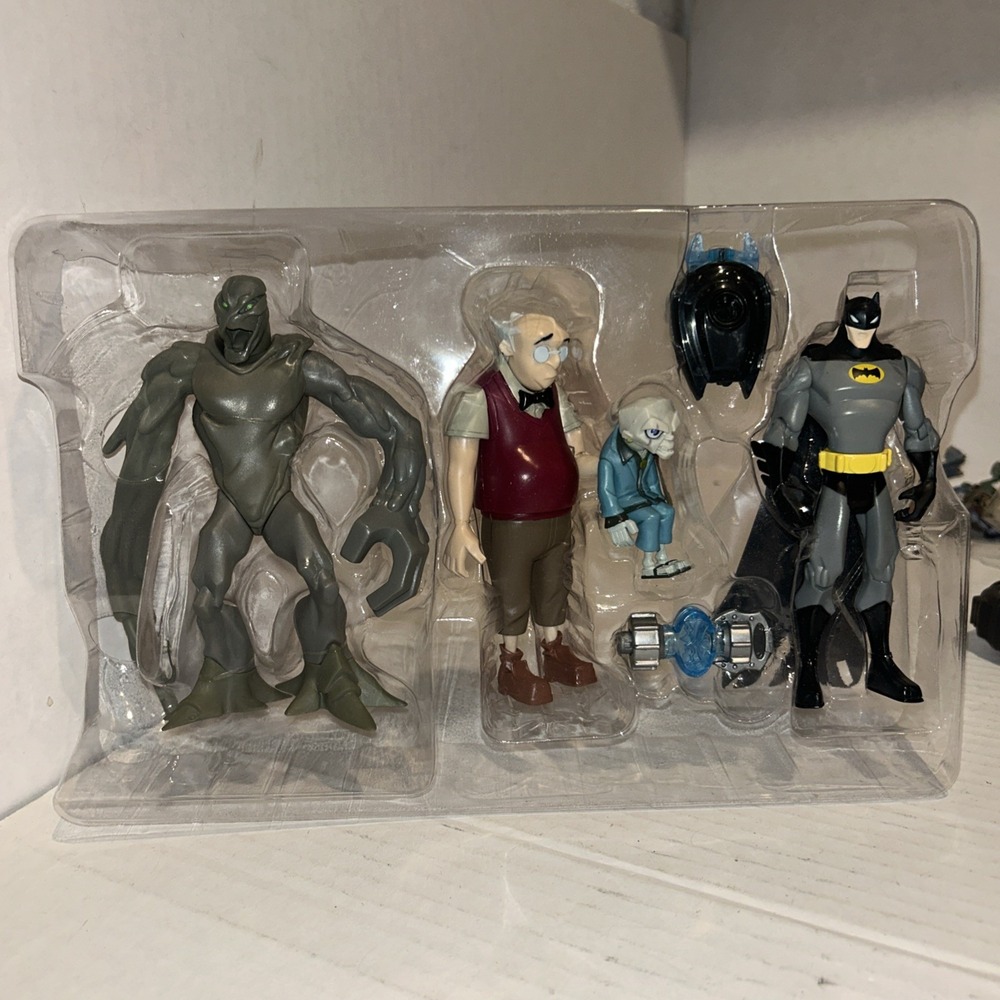 The Batman Triple Pack Action Figures EXP Ventriloquist Scarface Clayface DC A2
